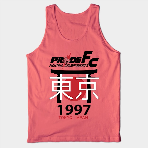 Pride FC 1997 Japan Tank Top by cagerepubliq